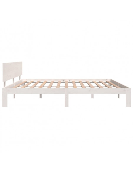 Giroletto Bianco in Legno Massello di Pino 200x200 cm