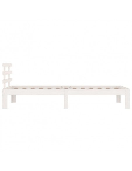 Giroletto Bianco in Legno Massello 90x190 cm Single