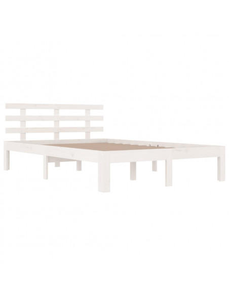 Giroletto Bianco in Legno Massello 135x190 cm Double
