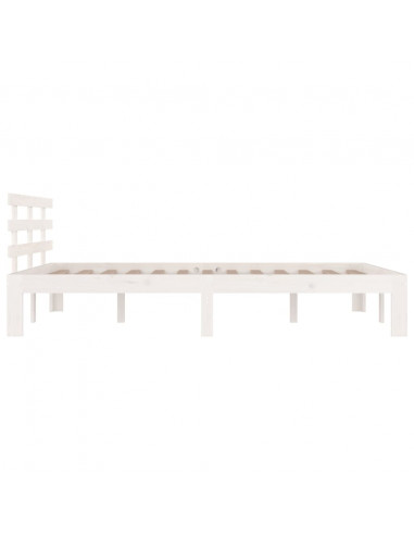 Giroletto Bianco in Legno Massello 135x190 cm Double