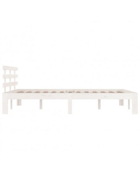 Giroletto Bianco in Legno Massello 140x190 cm