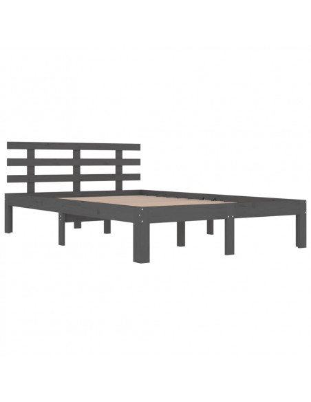 Giroletto Grigio in Legno Massello 150x200 cm King Size
