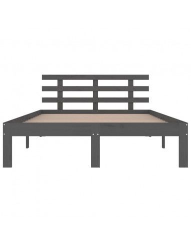 Giroletto Grigio in Legno Massello 150x200 cm King Size