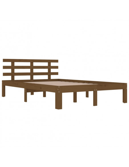 Giroletto Marrone Miele in Legno Massello 200x200 cm