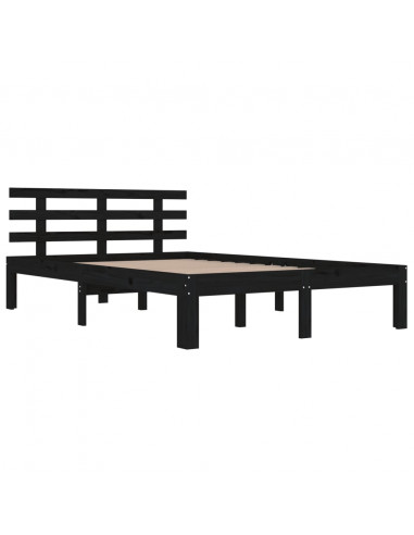 Giroletto Nero in Legno Massello 200x200 cm