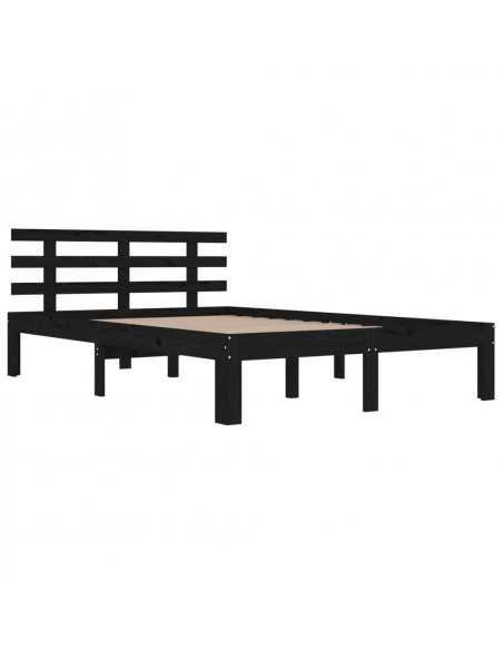 Giroletto Nero in Legno Massello 200x200 cm