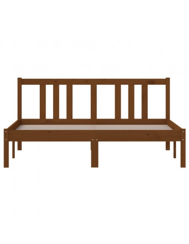 Giroletto senza Materaso Ambra in Legno Massello 140x190 cm