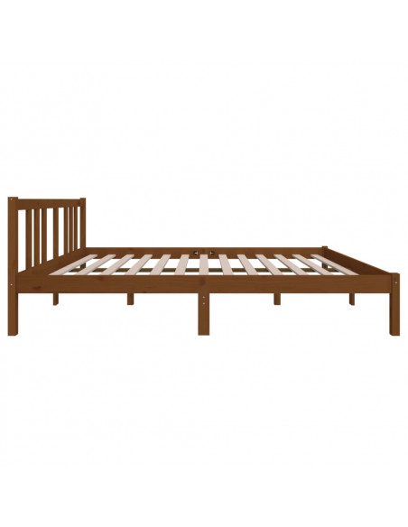 Giroletto Marrone Miele in Legno Massello 140x190 cm