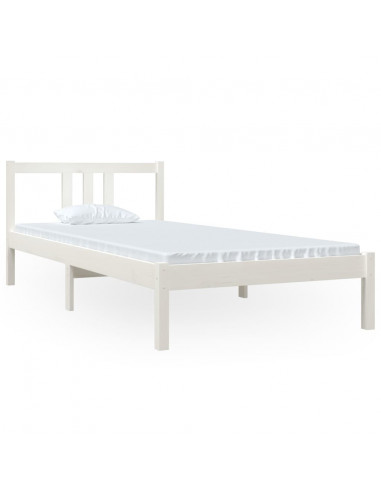 Giroletto Bianco in Legno Massello 90x200 cm