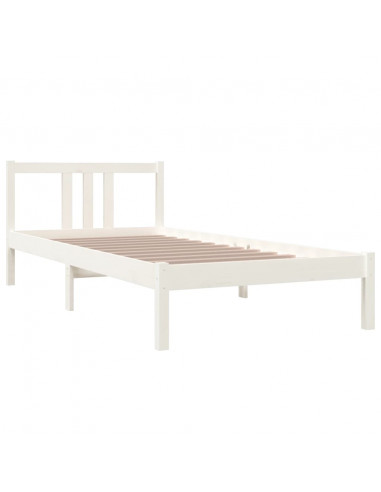 Giroletto Bianco in Legno Massello 90x200 cm