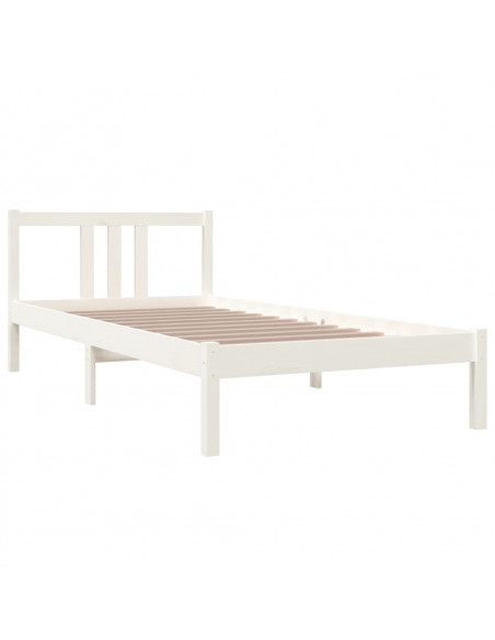 Giroletto Bianco in Legno Massello 90x200 cm