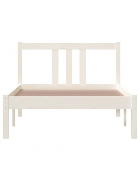 Giroletto Bianco in Legno Massello 90x200 cm
