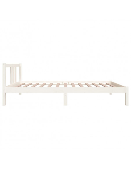 Giroletto Bianco in Legno Massello 90x200 cm