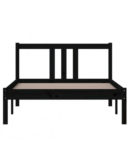 Giroletto Nero in Legno Massello 100x200 cm