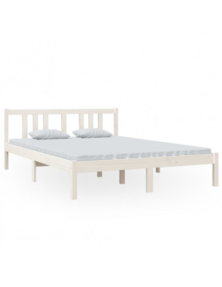 Giroletto Bianco in Legno Massello 140x200 cm