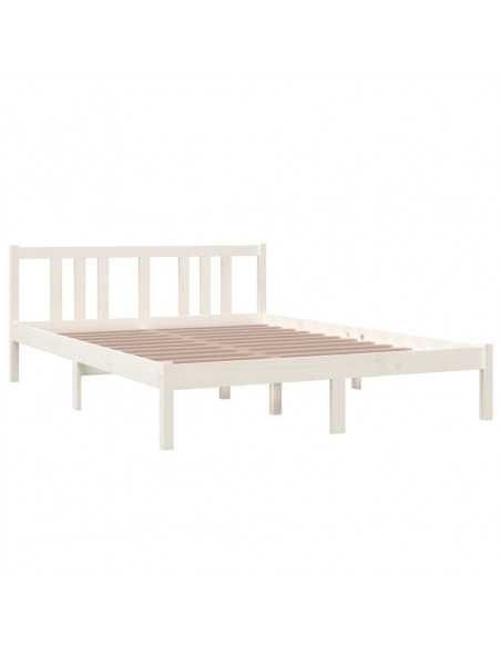 Giroletto Bianco in Legno Massello 140x200 cm