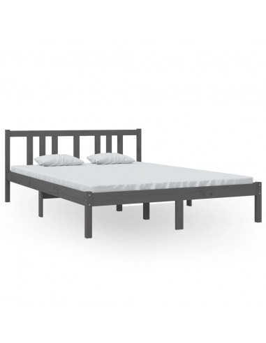 Giroletto Grigio in Legno Massello 140x200 cm