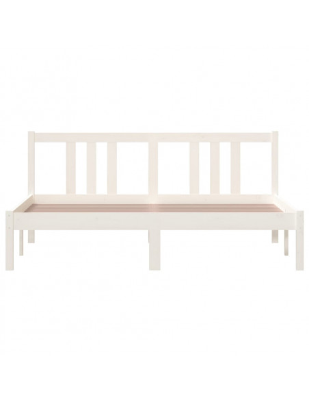 Giroletto Bianco in Legno Massello 150x200 cm King Size
