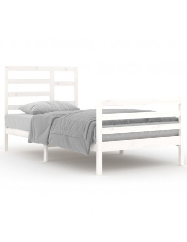 Giroletto Bianco in Legno Massello 100x200 cm