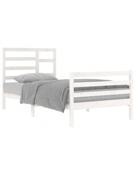 Giroletto Bianco in Legno Massello 100x200 cm