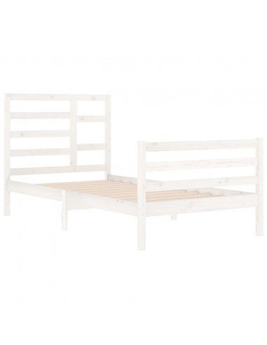 Giroletto Bianco in Legno Massello 100x200 cm