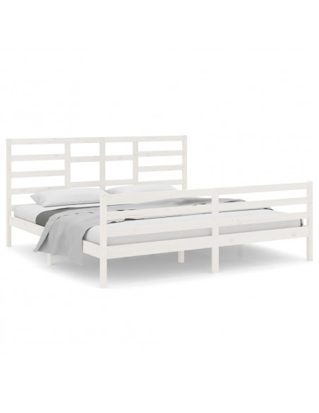 Giroletto Bianco in Legno Massello 200x200 cm