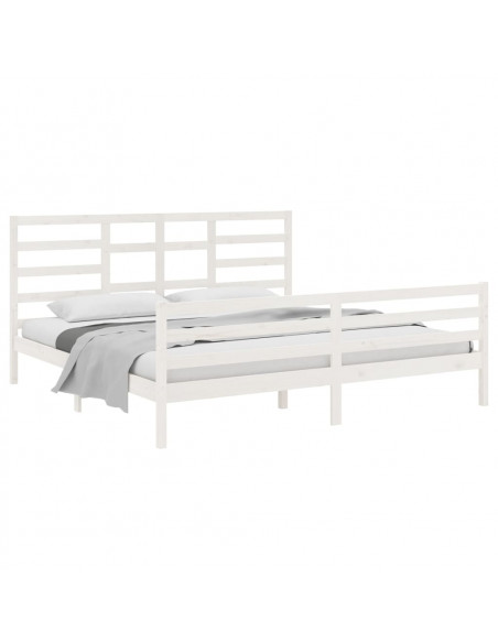 Giroletto Bianco in Legno Massello 200x200 cm