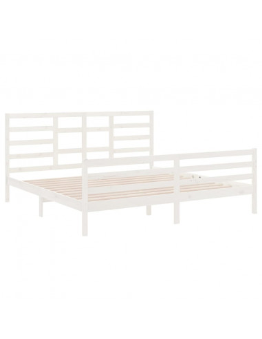 Giroletto Bianco in Legno Massello 200x200 cm