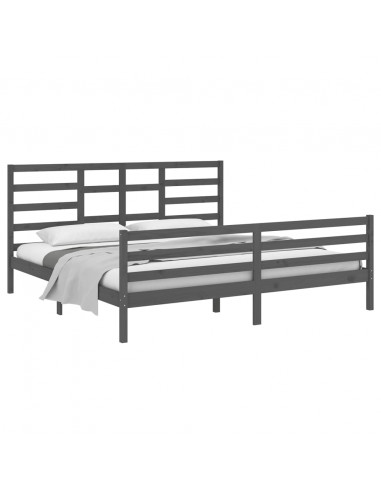 Giroletto Grigio in Legno Massello 200x200 cm