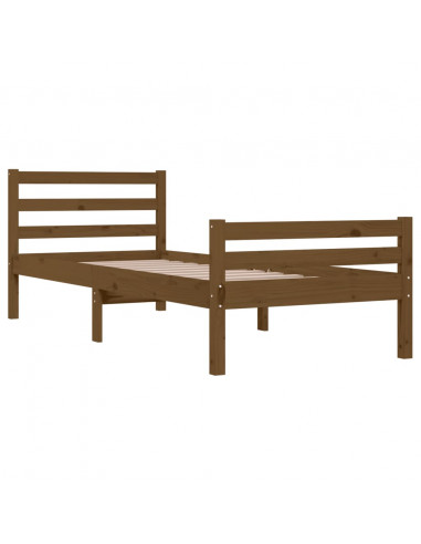 Giroletto Miele in Legno Massello 75x190 cm Small Single