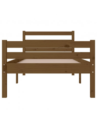 Giroletto Miele in Legno Massello 75x190 cm Small Single