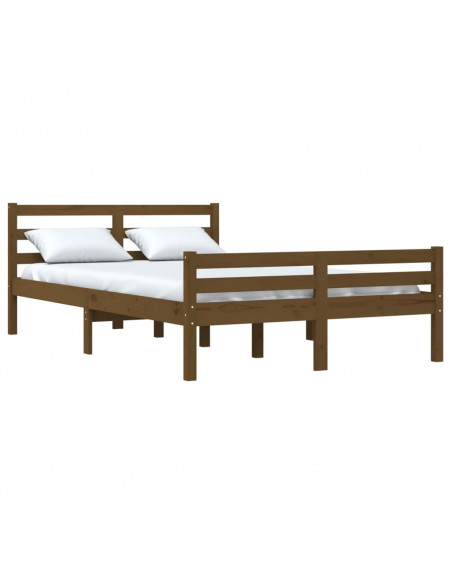 Giroletto Miele in Legno Massello 120x190 cm Small Double