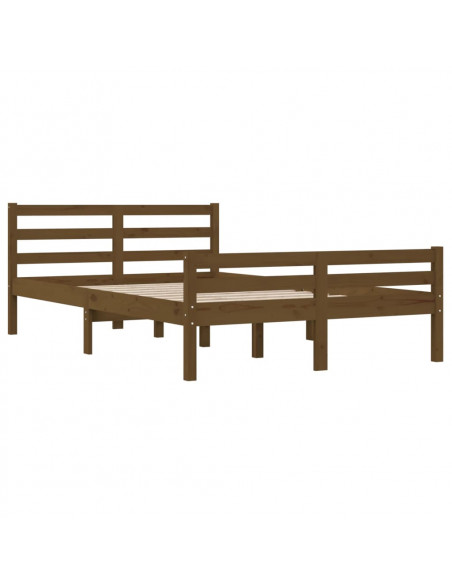 Giroletto Miele in Legno Massello 120x190 cm Small Double