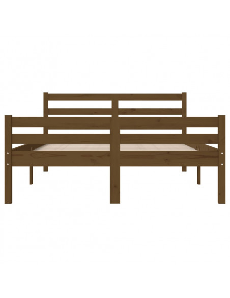 Giroletto Miele in Legno Massello 120x190 cm Small Double
