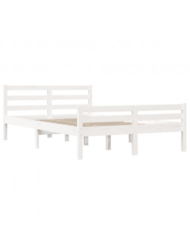 Giroletto Bianco in Legno Massello 140x200 cm