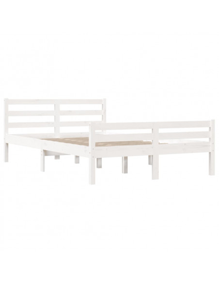 Giroletto Bianco in Legno Massello 140x200 cm