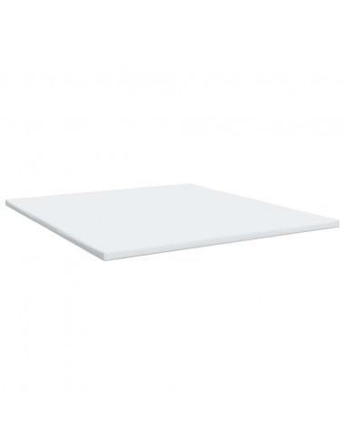 Giroletto a Molle con Materasso Grigio Chiaro 200x200cm Tessuto