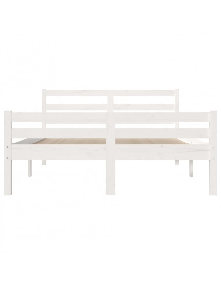 Giroletto Bianco in Legno Massello 160x200 cm