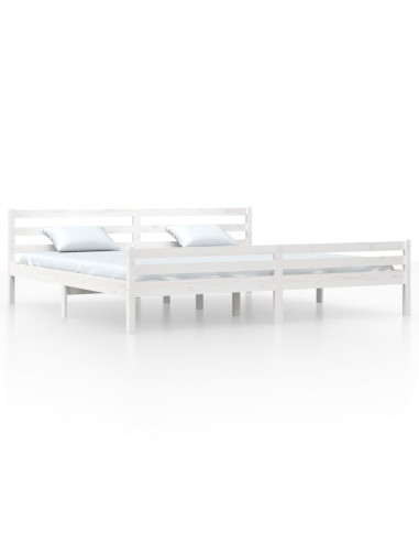 Giroletto Bianco in Legno Massello 200x200 cm