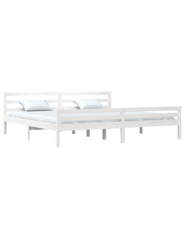 Giroletto Bianco in Legno Massello 200x200 cm