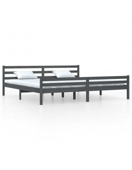 Giroletto Grigio in Legno Massello 200x200 cm