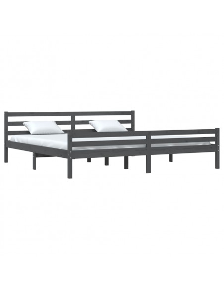 Giroletto Grigio in Legno Massello 200x200 cm