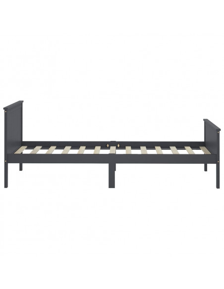 Giroletto Grigio in Legno Massello di Pino 100x200 cm