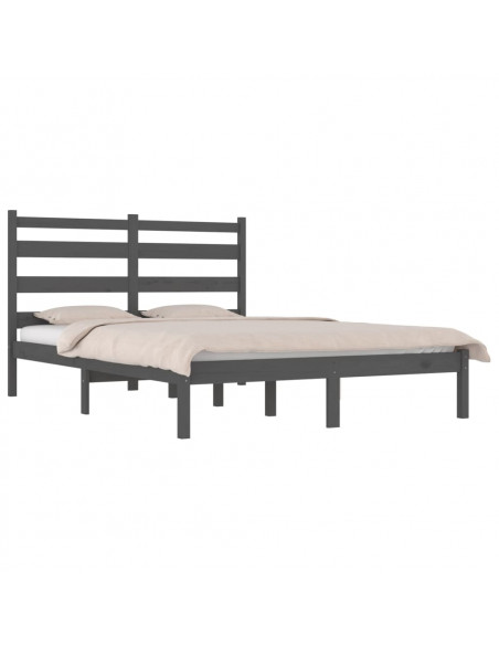 Giroletto Grigio in Legno Massello di Pino 200x200 cm