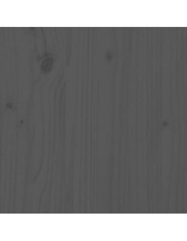 Giroletto Grigio in Legno Massello di Pino 200x200 cm