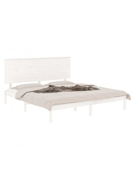 Giroletto Bianco in Legno Massello di Pino 200x200 cm