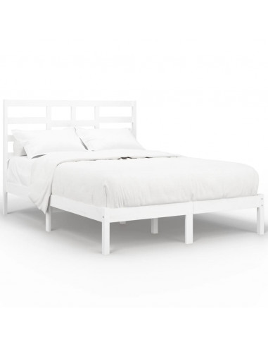 Giroletto Bianco in Legno Massello 140x190 cm