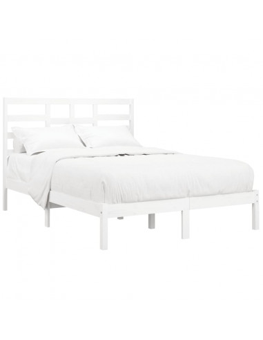 Giroletto Bianco in Legno Massello 140x190 cm