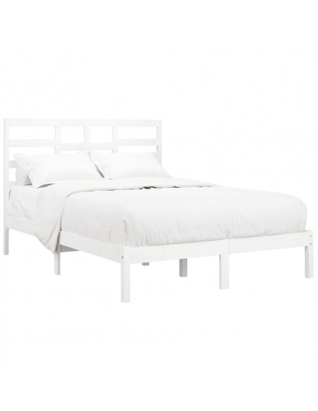 Giroletto Bianco in Legno Massello 140x190 cm