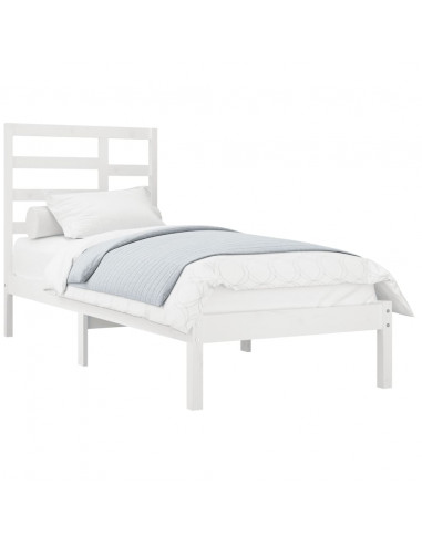 Giroletto Bianco in Legno Massello 90x200 cm